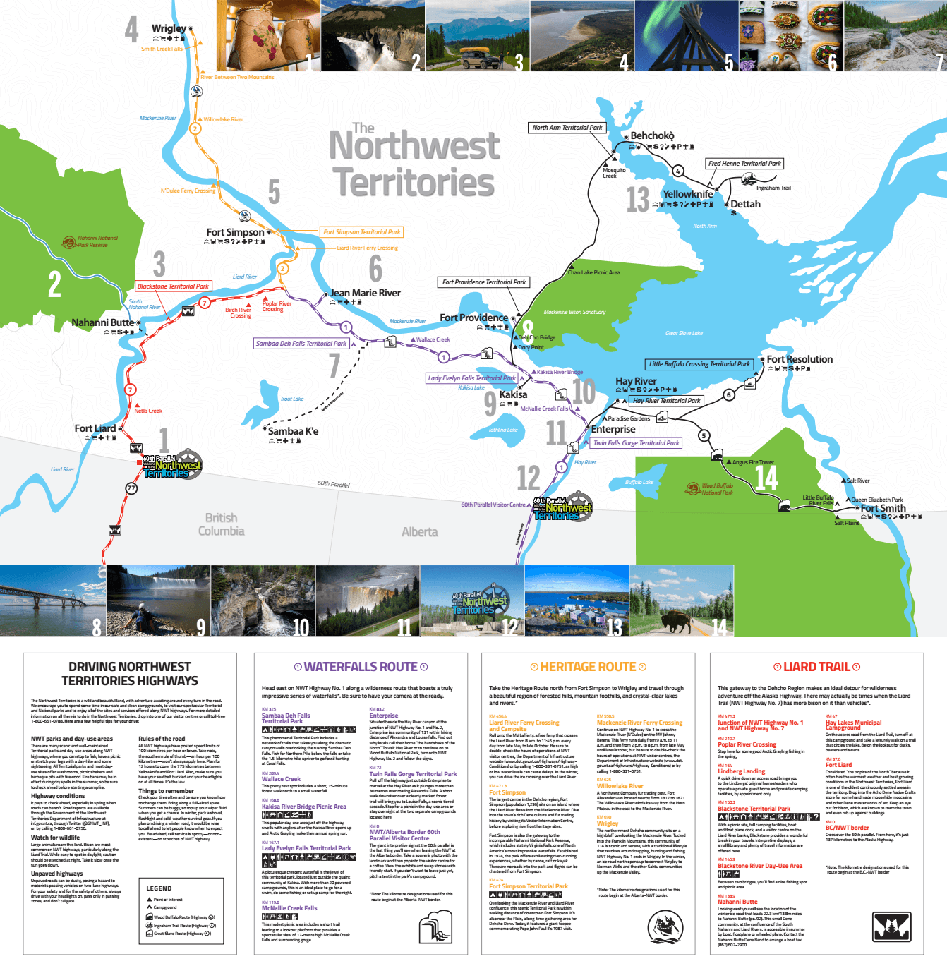 Dehcho Visitors Info Centre Map thumbnail