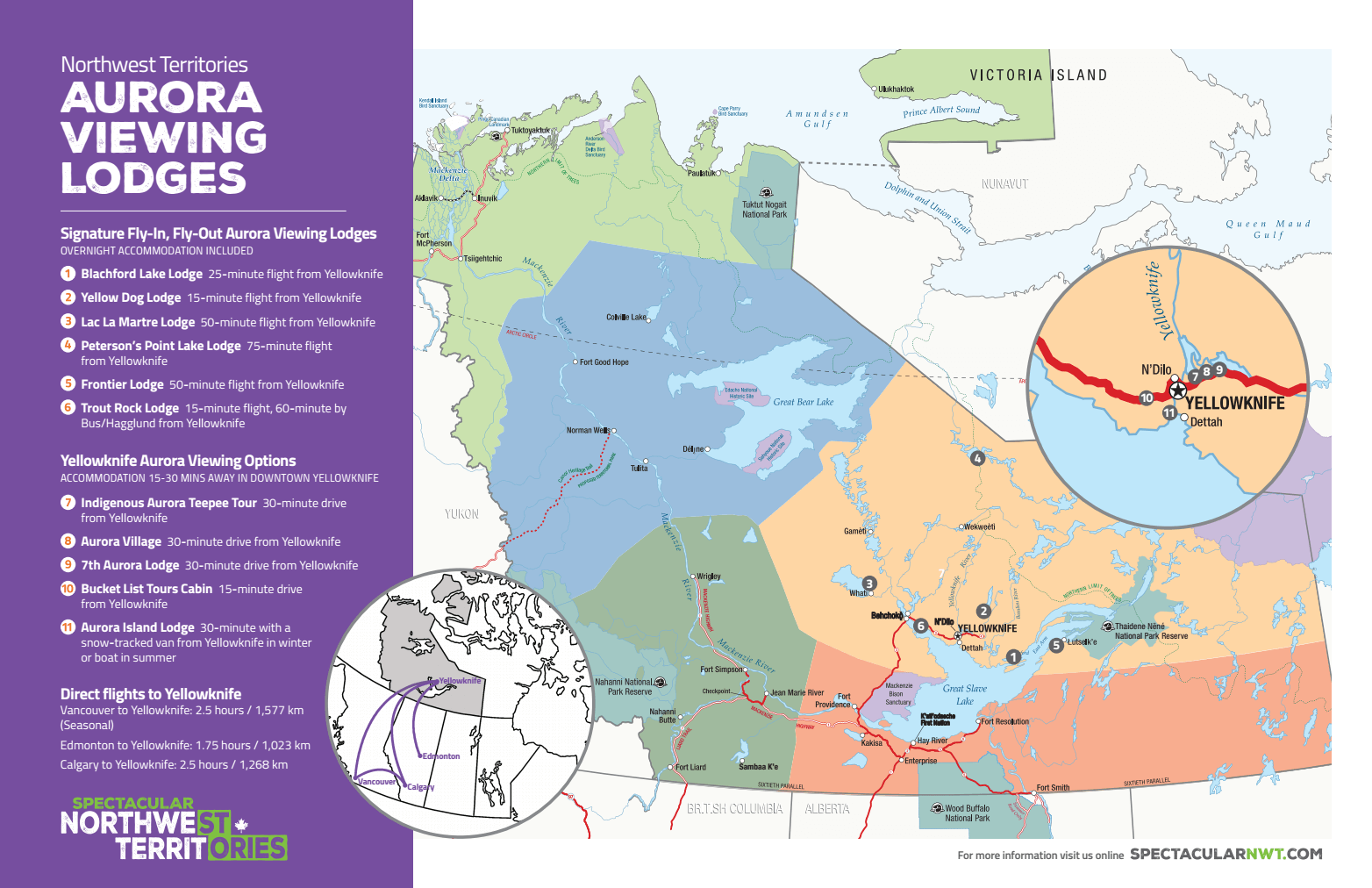 NWTT Aurora Lodges Map, Australian Market thumbnail